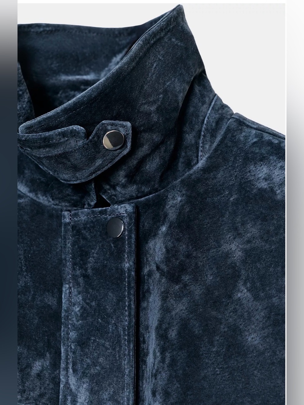 ZARA ✨Viral✨ 100% LEATHER BOMBER JACKET - Picture 11 of 11